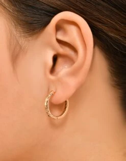 TANIT GOLD DIAMOND HOOP EARRINGS -Bee Goddess TNTCHPGKP 1 e26e4e95 b623 4bd2 9515 2a6d2bd743e1