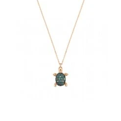 TURTLE GOLD DIAMOND NECKLACE