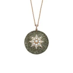 VENUS STAR GOLD BROWN DIAMOND NECKLACE
