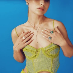 VENUS STAR GOLD BROWN DIAMOND RING -Bee Goddess VENUS STAR GOLD DIAMOND RING Bee Goddess 1672