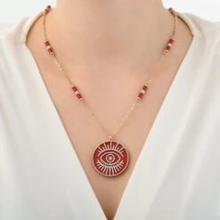 EYE LIGHT GOLD DIAMOND CHAIN XLARGE NECKLACE -Bee Goddess WhatsAppImage2023 07 20at18.03.17 266273d9 c9f4 4a54 b8a3 69133439c63d