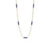 CHAIN GOLD LAPIS LAZULI THIN NECKLACE 1 CHAIN GOLD LAPIS LAZULI THIN NECKLACE -Bee Goddess ZINCIR94CMILPLATZN d58f7066 7b78 42af 94d1 77c1cee2c52a