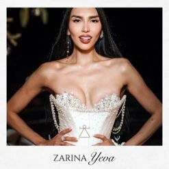 NORTH STAR 18K GOLD DIAMOND EARRINGS -Bee Goddess Zarina Yeva