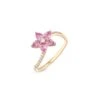 APPLE SEED GOLD DIAMOND PINK SAPPHIRE RING 1 APPLE SEED GOLD DIAMOND PINK SAPPHIRE RING -Bee Goddess apple seed gold diamond pink sapphire ring