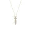 ARTEMIS 18K GOLD DIAMOND LARGE NECKLACE -Bee Goddess artemis 18k gold diamond necklace 2
