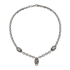 CD-BABAS GOLD BLACK DIAMOND RUBY NECKLACE