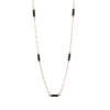 CHAIN GOLD ONIX NECKLACE