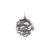 DRAGON GOLD BLACK DIAMOND XLARGE PENDANT