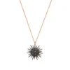 JARDIN STAR GOLD BLACK DIAMOND NECKLACE 1 JARDIN STAR GOLD BLACK DIAMOND NECKLACE -Bee Goddess jardin star gold black diamond necklace