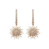 JARDIN STAR GOLD DIAMOND EARRINGS 2 JARDIN STAR GOLD DIAMOND EARRINGS -Bee Goddess jardin star gold diamond earrings 2 1