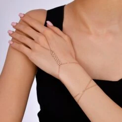 KUNDALINI RAINBOW GOLD DIAMOND PERIDOT HAND CHAIN -Bee Goddess kundalini rainbow gold diamond peridot hand chain 3