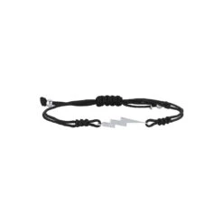 LIGHTNING SILVER XSMALL CORD BRACELET