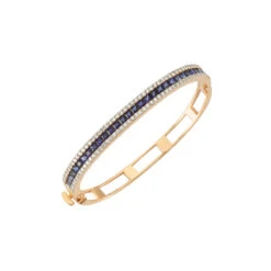 MONDRIAN GOLD DIAMOND SAPPHIRE BRACELET