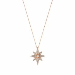 NORTH STAR GOLD DIAMOND NECKLACE