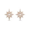 NORTH STAR PAVÊ GOLD DIAMOND EARRINGS