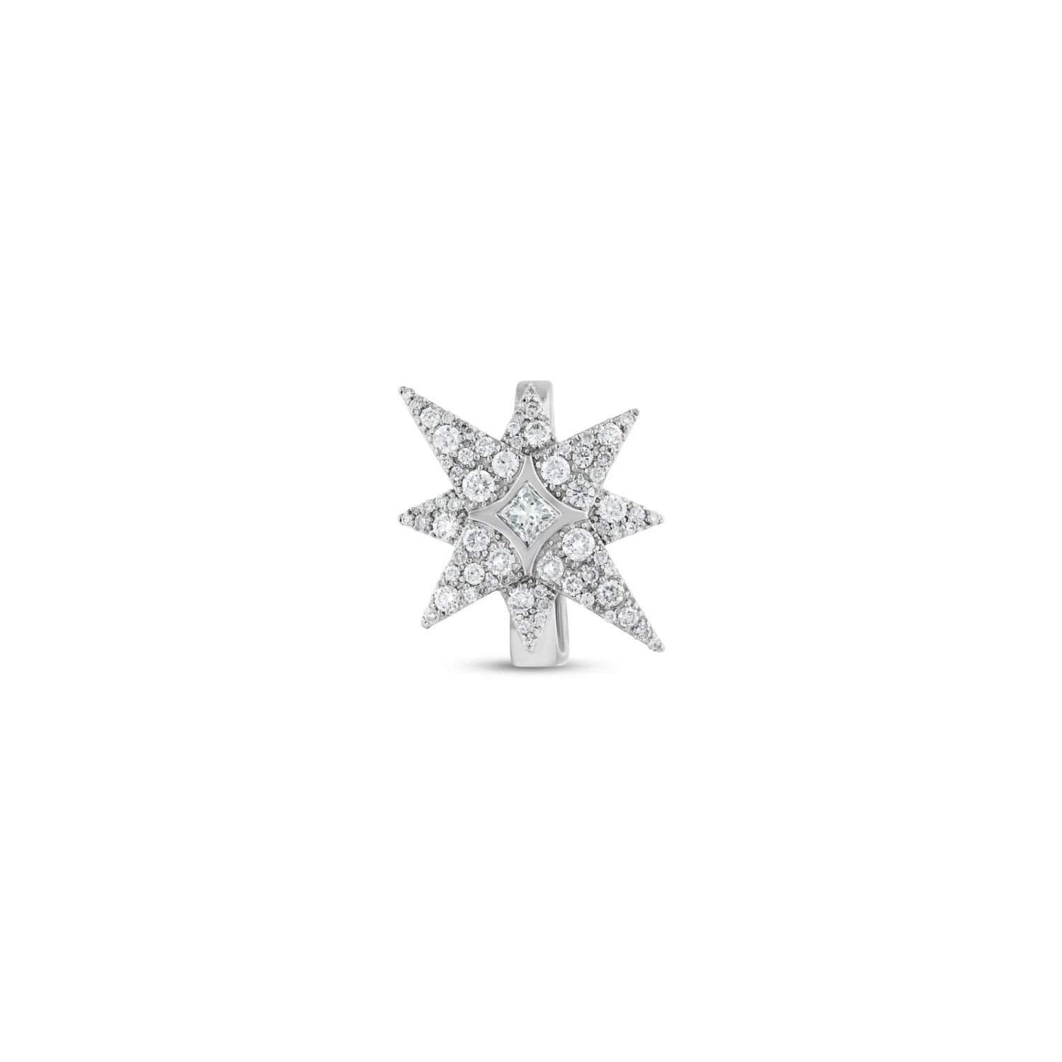 NORTH STAR PAVÊ WHITE GOLD DIAMOND EAR CUFF 3 NORTH STAR PAVÊ WHITE GOLD DIAMOND EAR CUFF