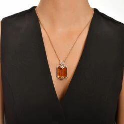 QUEEN BEE 18K GOLD DIAMOND PENDANT -Bee Goddess queen bee 18k gold diamond pendant