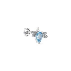 QUEEN BEE BELLA GOLD DIAMOND BLUE TOPAZ PIERCING 6 QUEEN BEE BELLA GOLD DIAMOND BLUE TOPAZ PIERCING -Bee Goddess queen bee bella gold diamond blue topaz piercing 382ae6d4 054c 4cc3 884e 3e912365025a