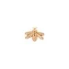 QUEEN BEE GOLD DIAMOND XSMALL PIERCING 2 QUEEN BEE GOLD DIAMOND XSMALL PIERCING -Bee Goddess queen bee gold diamond piercing 1