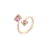 QUEEN BEE GOLD DIAMOND PINK SAPPHIRE RING 1 QUEEN BEE GOLD DIAMOND PINK SAPPHIRE RING -Bee Goddess queen bee gold diamond pink sapphire ring 2