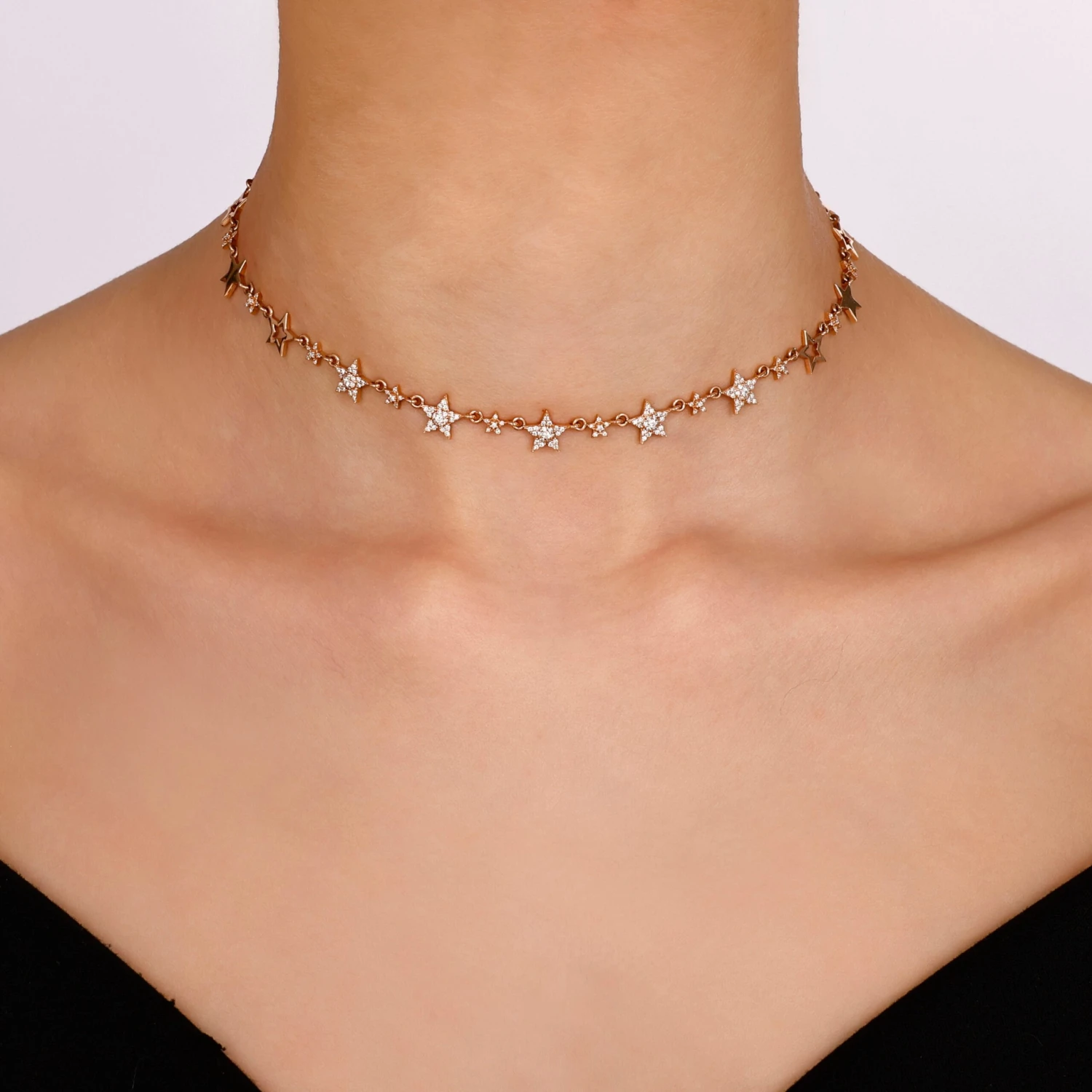 SIRIUS STAR GOLD DIAMOND CHOKER 6 SIRIUS STAR GOLD DIAMOND CHOKER - Image 4