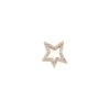 SIRIUS STAR GOLD DIAMOND SINGLE EARRING