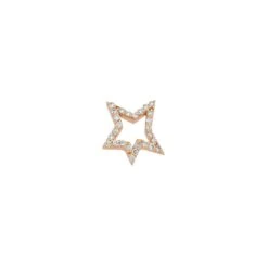 SIRIUS STAR GOLD DIAMOND SINGLE EARRING