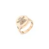 TANIT GOLD DIAMOND PINKY RING 2 TANIT GOLD DIAMOND PINKY RING -Bee Goddess tanit gold diamond pinky ring
