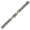 TATTWA BLACK DIAMOND CHAIN BRACELET -Bee Goddess tattwa black diamond chain bracelet