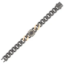TATTWA BLACK DIAMOND CHAIN BRACELET