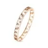 VENUS STAR 18K GOLD BAGUETTE DIAMOND BANGLE BRACELET