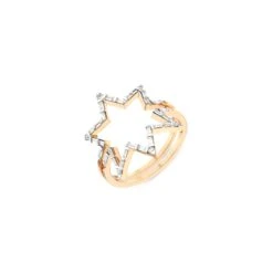 VENUS STAR 18K GOLD BAGUETTE DIAMOND RING -Bee Goddess venus star 18k gold baguette diamond ring 4 dfd7a786 b1a0 460a 898a b15959e1f23f
