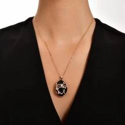 VENUS STAR 18K GOLD DIAMOND SAPPHIRE PENDANT -Bee Goddess venus star 18k gold diamond sapphire pendant 3f685039 b379 4a8c a083 4a9fc6f801e3