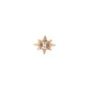 VENUS STAR GOLD BAGUETTE DIAMOND XSMALL PIERCING -Bee Goddess venus star gold baguette diamond piercing