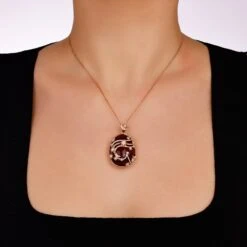 VENUS STAR GOLD DIAMOND TOURMALINE PENDANT -Bee Goddess venus star gold diamond tourmaline pendant 3