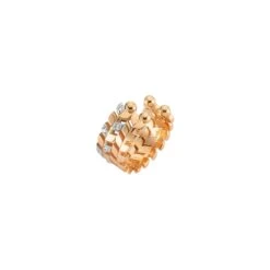 WHEAT GOLD DIAMOND EAR CUFF